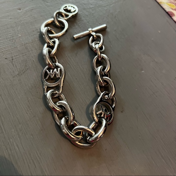 Michael Kors Jewelry - Michael Kors Silver Tone Chainlink Bracelet